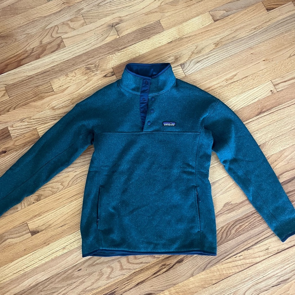 Patagonia Better Sweater Marsupial Pullover | Teal Green